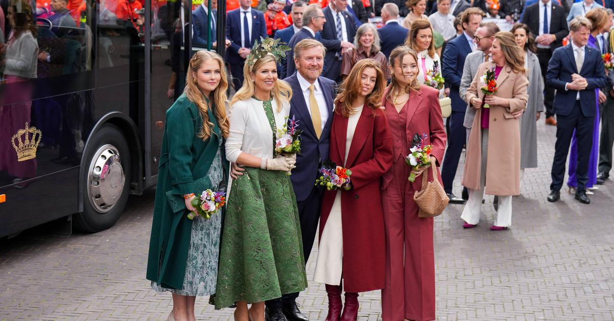 K Nigstag So Stylish Feiern M Xima Amalia Co Ihren K Nig Willem